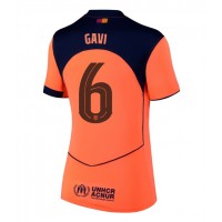 Barcelona Paez Gavi #6 Tretí Ženy futbalový dres 2025-26 Krátky Rukáv